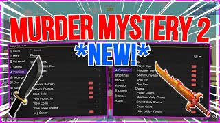 NEW Murder Mystery 2 Script GUI  Hack  Auto Farm  Infinite Coins  Kill All  PASTEBIN 2024 [upl. by Ititrefen823]