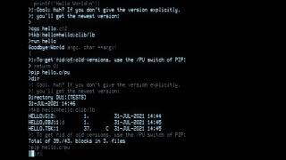 RSX11MPLUS demonstration [upl. by Ornas]