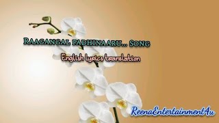 Raagangal padhinaaru song English translation  Thillu mullu  Rajinikanth [upl. by Ahtreb]