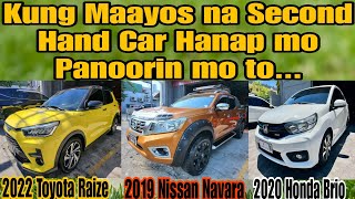 Kung Maayos na Second Hand Car Hanap mo Panoorin mo to  Used Car for Sale [upl. by Ahsiekit]