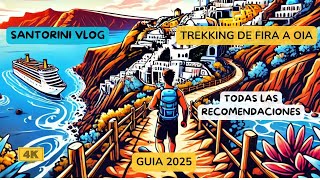 TREKKING EPICO en SANTORINI LATINO viviendo en GRECIA [upl. by Dorelia]