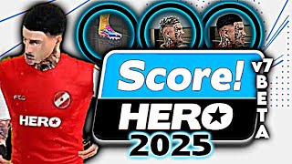 BETA SCORE HERO 2025 v7 COM DINHEIRO INFINITO TATUAGENS CHUTEIRAS MUITOS CABELOS MODIFICADOS 🖤🖤💙💙 [upl. by Ardnos]