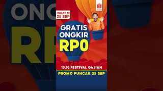 Shopee 1010 Festival Gajian  Promo Puncak 25 September [upl. by Haym]