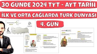 30 GÜNDE YKS TARİH KAMPI TYT AYT 4 Gün İlk ve Orta Çağlarda Türk Dünyası 1 ayttarih tarihkampı [upl. by Neelehtak997]