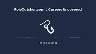 House Builder  Careers Uncovered [upl. by Cheatham]