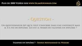 Falsifier un diplôme  Sheikh AlWassabi [upl. by Aloisia932]