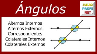 ÁNGULOS ESPECIALES EN RECTAS PARALELAS CORTADAS POR UNA TRANSVERSAL [upl. by Anitsyrhk]