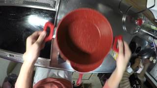 Flavorstone Cookware How to Coat Before Your First Use  GoPro Timelapse Cooking [upl. by Spiegleman]