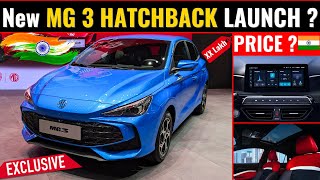 New MG 3 Hatchback Launch🔥 I20 Killer 🚗Upcoming Hatchback Cars✅Upcoming Cars Under 10 Lakh😎👌🔥 [upl. by Llibyc361]