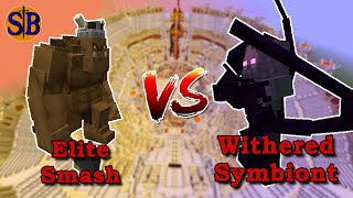 Elite Smash vs Wither Symbiont  Minecraft Mob Battle [upl. by Ursa482]