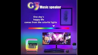 LED Wireless Charging Speaker With Radio Bluetooth And Wireless Charging [upl. by Gaylor]