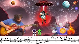 5 Pentatonic Licks Thatll Crash Your Spaceship Guitar Theory Tutorial [upl. by Ojeillib]