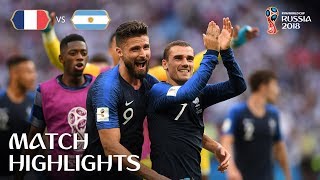 France v Argentina  2018 FIFA World Cup  Match Highlights [upl. by Annadroj]