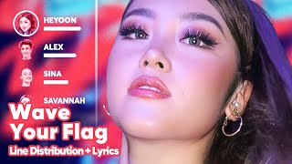 Now United  Wave Your Flag Line Distribution  Lyrics Karaoke PATREON REQUESTED [upl. by Eihcir]