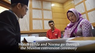 Converting To Islam The Ceremony  Ramadan In Asia  CNA Insider [upl. by Rooney]