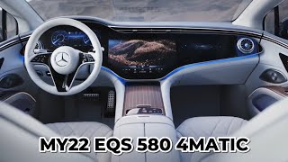 MY22 EQS 580 4MATIC Sedan Running Footage [upl. by Latyrc]