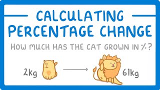 GCSE Maths  How to Calculate Percentage Change Increase or Decrease 94 [upl. by Viradis]