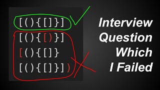 Wellformed Brackets Difficult Python Practice Question 7 [upl. by Ahsiekel]