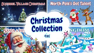 Sleep Meditations for Kids  CHRISTMAS COLLECTION 4in1  Sleep Stories for Children [upl. by Donohue]