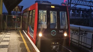 Full Journey On The DLR 116B B07 Stock From Stratford To Bank [upl. by Rotow]