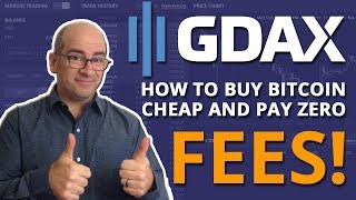 How To Buy Bitcoin Cheap And Pay No Fees On GDAX Coinbase Pro [upl. by Notniv764]