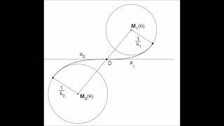 How to draw transition clothoids from circle to circle in S amp Ccurve in AutoCAD InnerSoft CAD [upl. by Nodnyl]