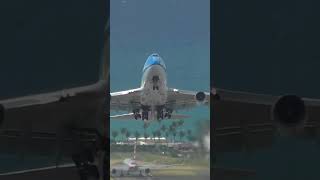 Boeing 747 liftoff at St Maarten🏝️ [upl. by Zusman12]