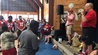 Check out what Kirby Smart had to say at Camp Sunshine [upl. by Ecnesse]