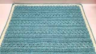 Easy Crochet Baby Blanket  quotNew Kid On The Blockquot [upl. by Oinolopa880]