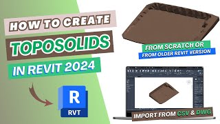 TopoSolids in Revit 2024  Step by Step tutorial to Create and Edit Topography [upl. by Emerald]