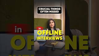 5 Crucial Mistakes You’re Missing in Offline Interviews [upl. by Vincentia]