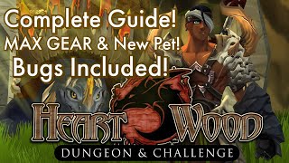 AQ3D Heartwood Forest Dungeon Hunt Challenge Quests Guide  New Cryptodirax Max Gear amp a Pet [upl. by Jaquenetta]