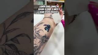 Todos tenemos ganas de ser niños de nuevo y llenarte de tatoos temporales tattoo stitch [upl. by Ijies]