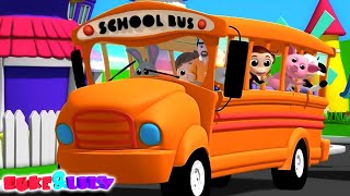 Roues Dans le Bus  Véhicules Chanson et Préscolaire Vidéos pour Enfants [upl. by Eelta]