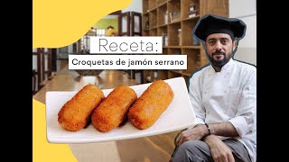 Recetas Santa Vida  Croquetas de Jamón Serrano  Taller Santa Vida [upl. by Sivert]