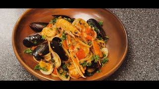 How to Make Frutti di MareHow to Prepare Pasta Frutti Di Mare  Italian Dishes AmazingChef Madda [upl. by Yrmac424]