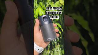 Nebula Capsule Projecter  techjacky nebula projector firstvideo firstvideoonyoutube [upl. by Anirak60]