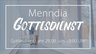 MGB Menndia Gottesdienst am 29092024 [upl. by Aihsaei]