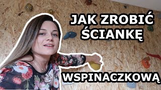 Jak zrobić ściankę wspinaczkową w pokoju dziecka 👨‍🔧Climbing wall DIY [upl. by Kohn]