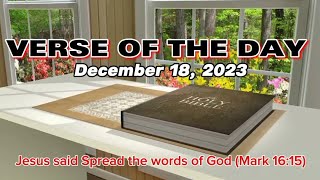 VERSE OF THE DAY DECEMBER 18 2023 [upl. by Anail13]