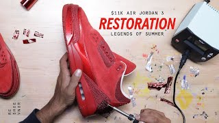 Rare Air Jordan 3 Legends of Summer Worth 11k Restoration [upl. by Hafinah]