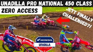 ZERO ACCESS  Unadilla 2023 450 Class Raw Footage Both Motos [upl. by Atwekk]