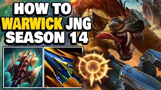 Learn how to play Warwick Jungle in Season 14 amp CARRY  Best BuildRunes  Warwick Jungle Guide [upl. by Llet]