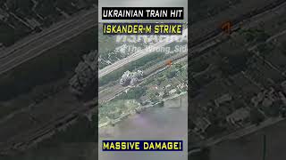 🚀💥 Devastating Missile Strike on Ukrainian Train army militarytechnology [upl. by Aeneas]