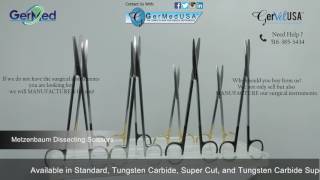 Metzenbaum Dissecting Scissors General  Veterinary Surgical Equipment [upl. by Sucirdor529]