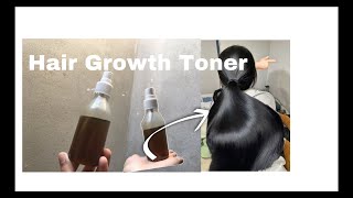 Hair Growth Toner at home 🎀  For fast hair growth just with two ingredients 🤔 [upl. by Nwavahs]