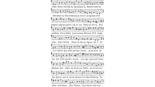 Gregorian Chant  Julian D Jankowski  Gloria Mass X  Missa Alme Pater [upl. by Anih]