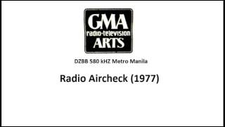 DZBB 580 kHZ now Super Radyo 594 kHZ Metro Manila Aircheck 1977 [upl. by Ocko]