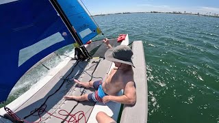 Hobie Getaway sailing Mission Bay [upl. by Rosalinda]