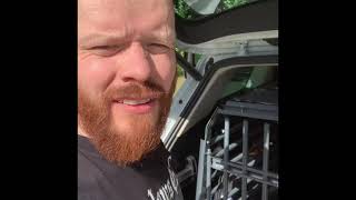 How to install dog cage Mimsafe Variocage in the Skoda Kodiaq raised floor modification part 22 [upl. by Niliac]